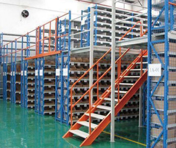 阁楼式仓储货架 (1)